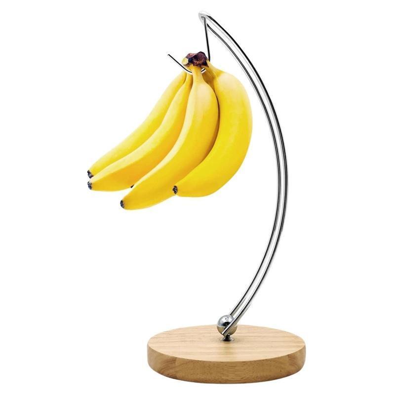 Banana Holder Stand Modern Banana Hanger Tree with Stainless Steel Hook