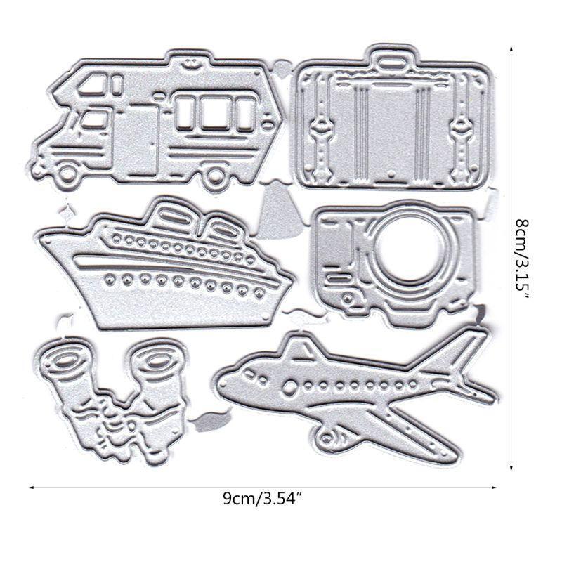 Holidays Travel  Metal Cutting Dies Stencil DIY Scrapbooking Album Stamp Paper