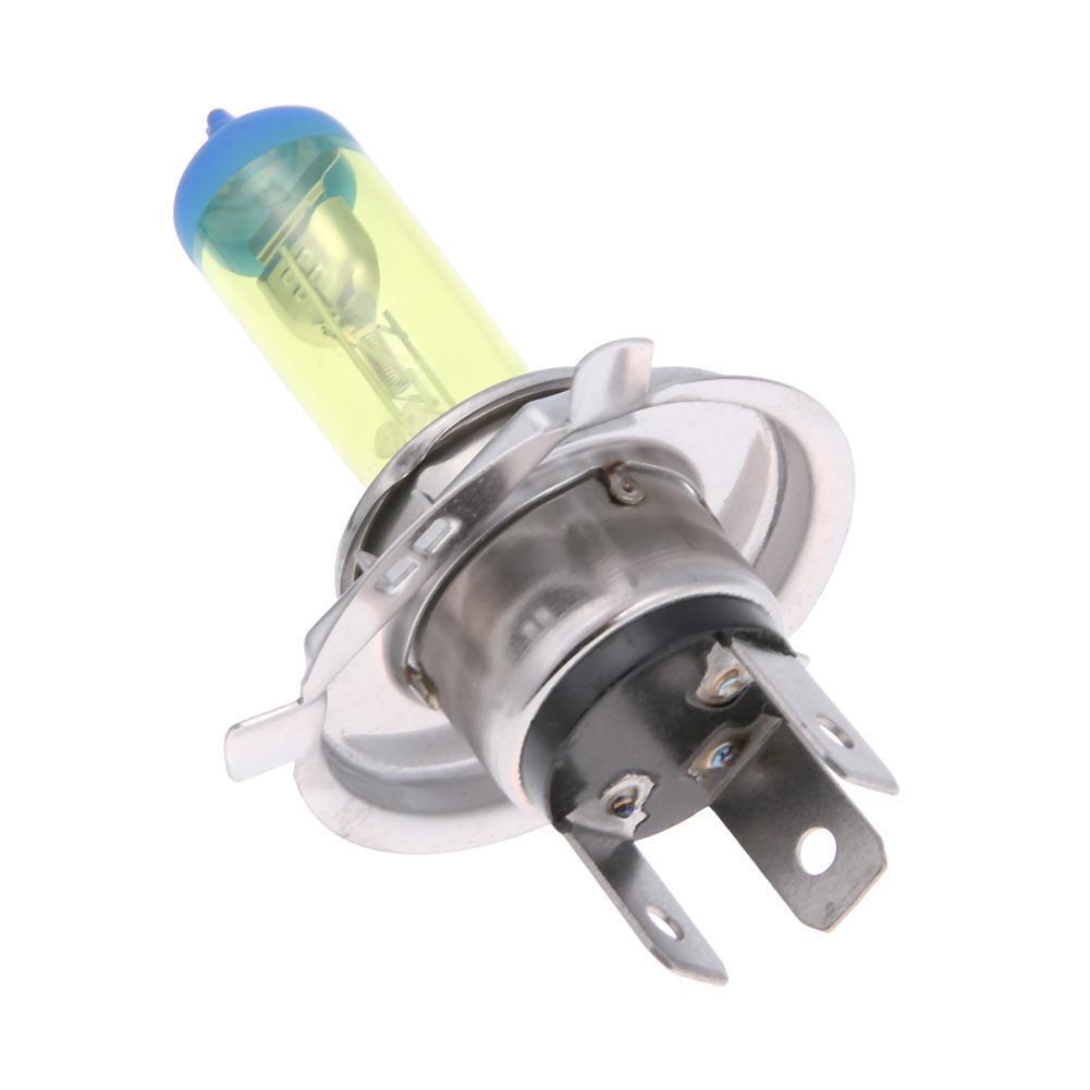 1pc Quartz Glass H4 3000K 100W Car Auto Yellow Halogen Headlight Lamp Bulb