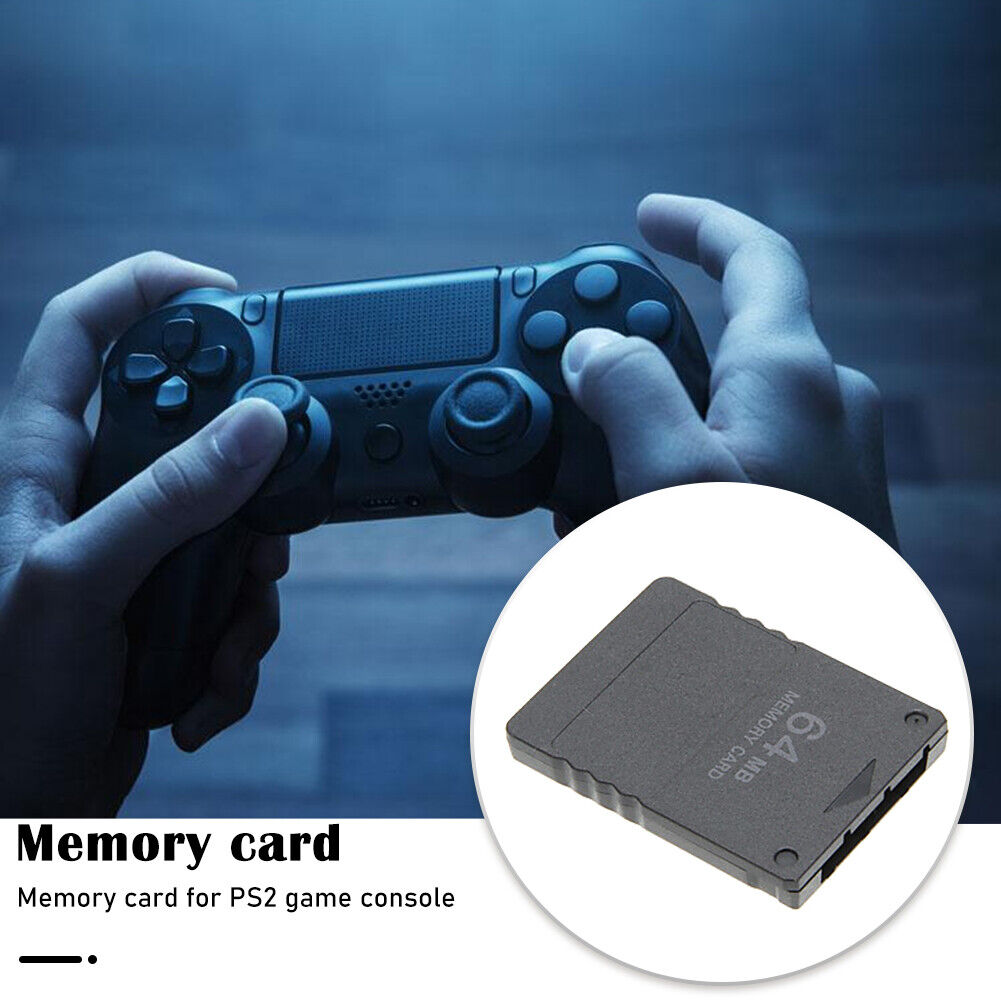 Memory Card for PS2 Game Console 64MB High Speed Gaming Data Storage Cards