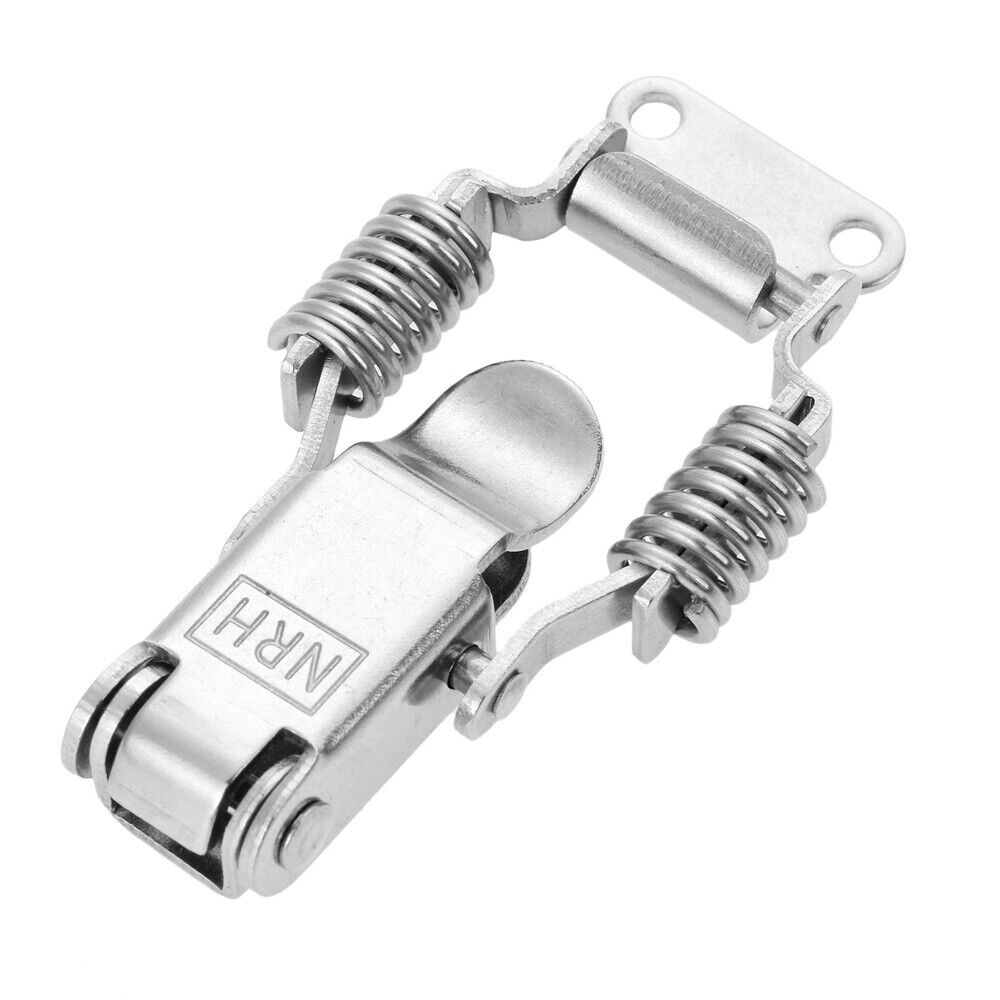 Spring Hasp Latch Trunk Wood Chest Catch Toggle Lockable Lock Jewellery Box Tool