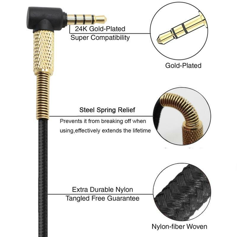 Replacement Audio Upgrade Cable for Sony WH-1000XM4 WH-1000XM3 Headphones