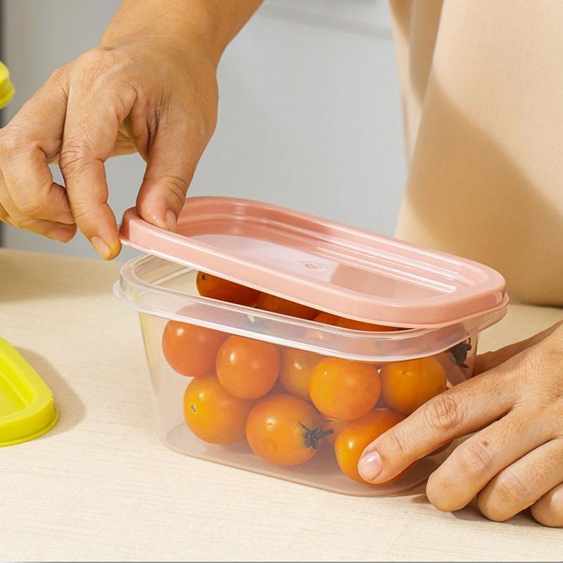 Food Storage Box with Lid Set of 6 BPA Free Moisture Proof Sealing Organizer