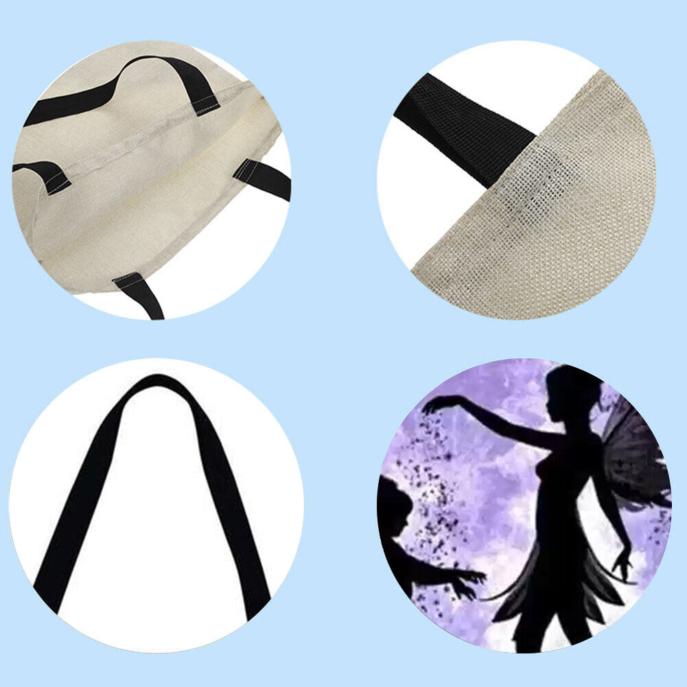 Angel Printed Shoulder Shopping Bag Casual Large Tote Handbag (40*40cm)