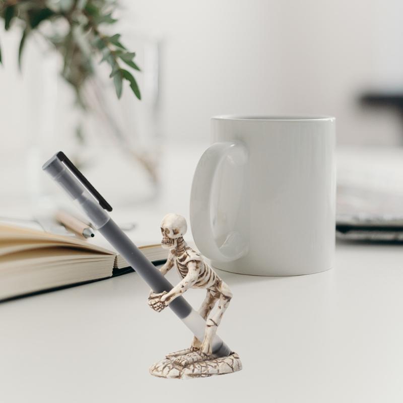 Exquisite Punk Gothic Style Pen Stand Desktop Ornaments Halloween Decoration