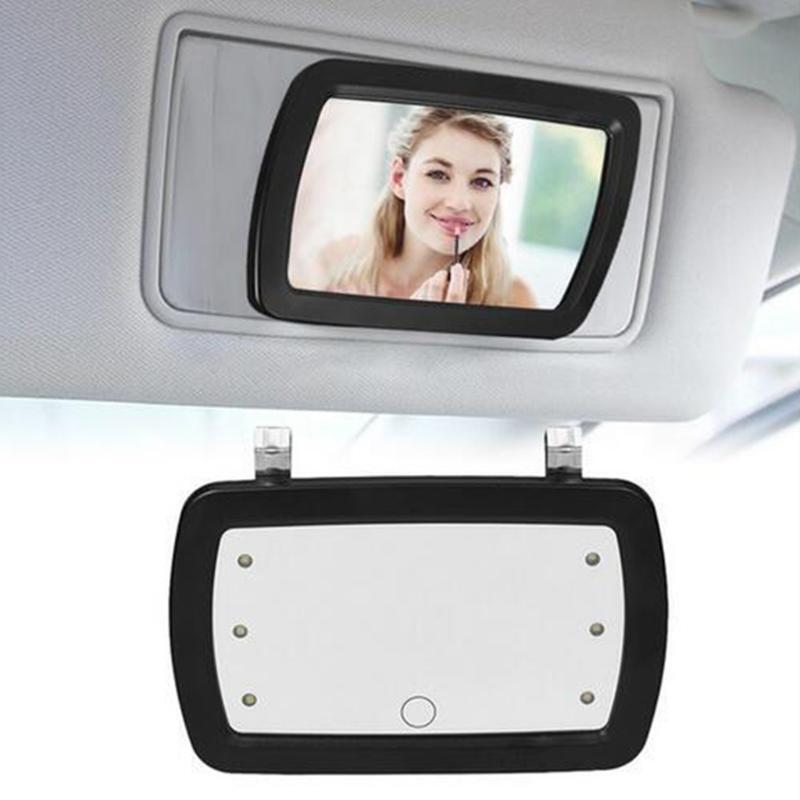Unique Car Visor Mirror with LED Lights for Car Truck SUV Rear View Mirror