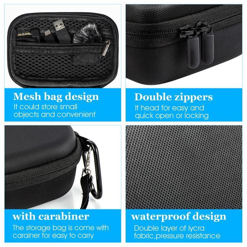 Portable Travel Shockproof Bag Carrying Case for Wireless Microphone Case