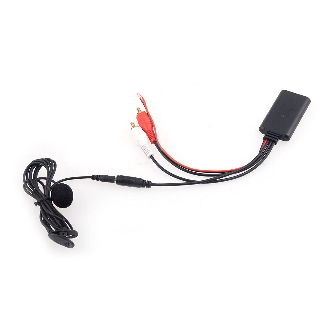 1.5M Car 2RCA Bluetooth 5.0 Wireless Connection Adapter AUX Music Mic Phone New