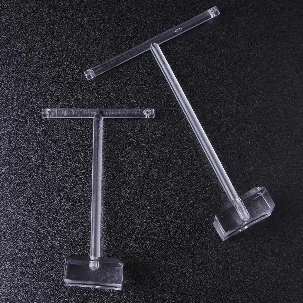 2pcs/set Glass Earrings Jewelry Organizer Display Rack Stand Holder