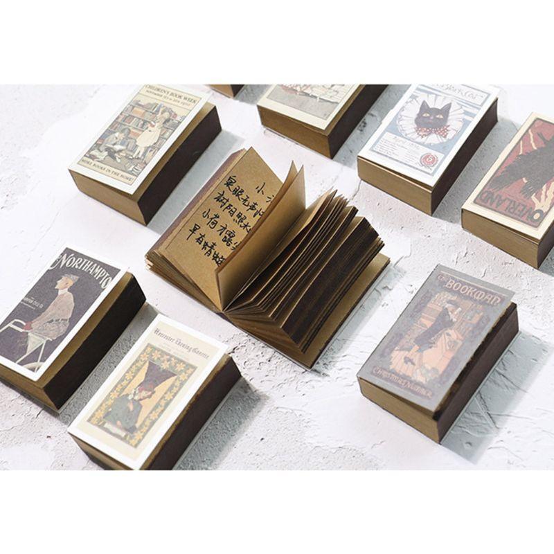 Match Case-like Notepad 244 Pages Kraft Papers Write Smoothly Note Papers Pads