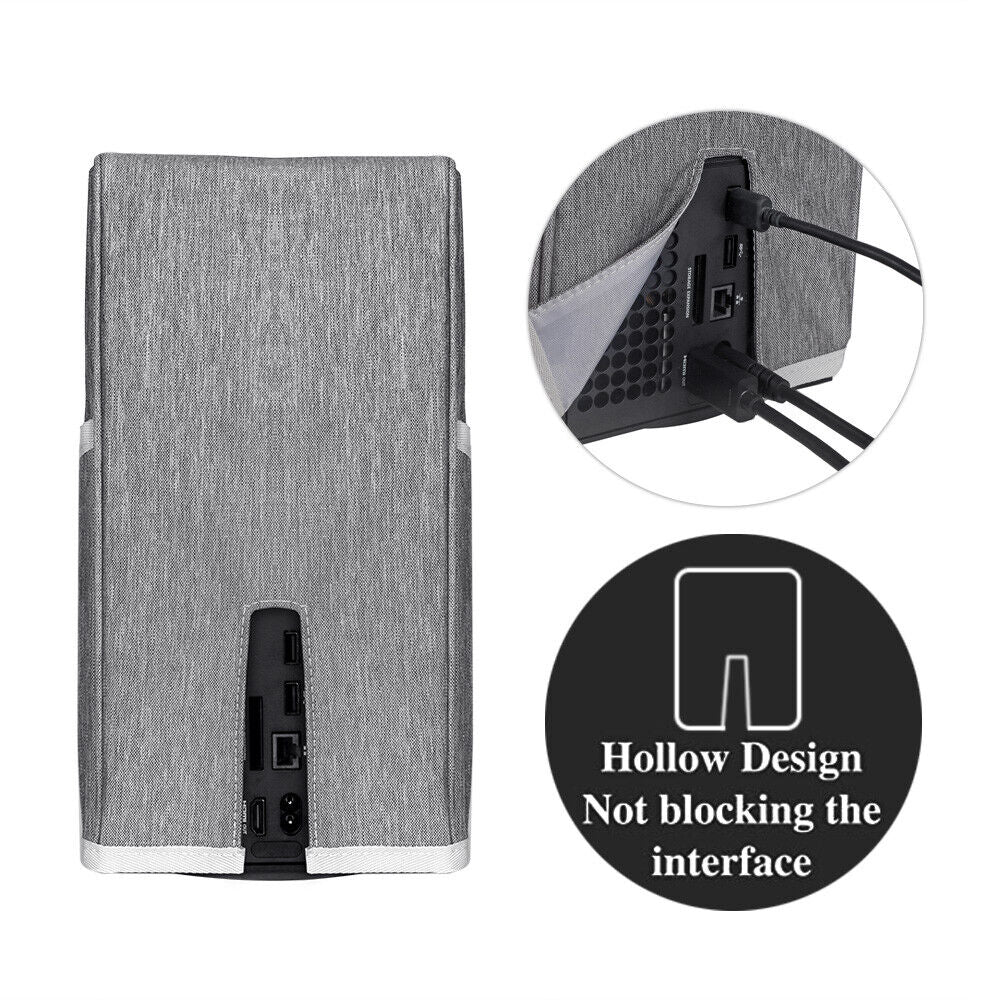 Dustproof Cover for Xbox Series X Game Console Sleeve Protect Case (Grey)