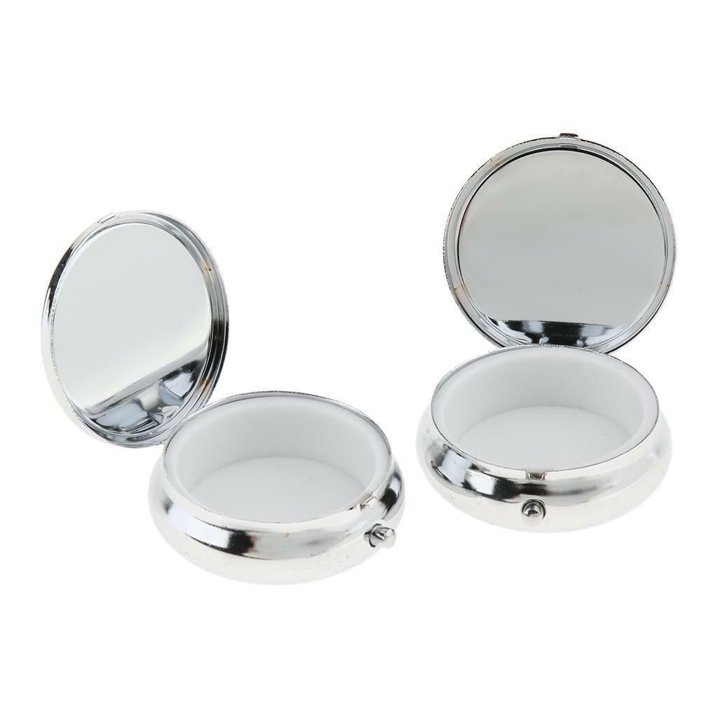 2x  Pill Box Medicine Case Container  Organizer Purse 1 Slots