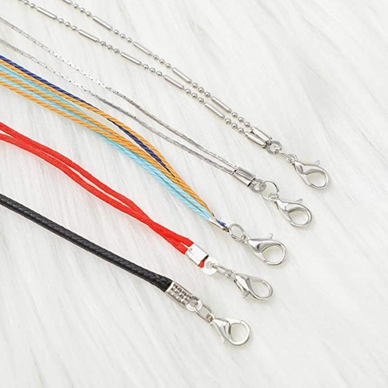 10 Pcs Jewelry Making Lobster Claw Clasp With Crimp End Tips DIY Necklace Kit