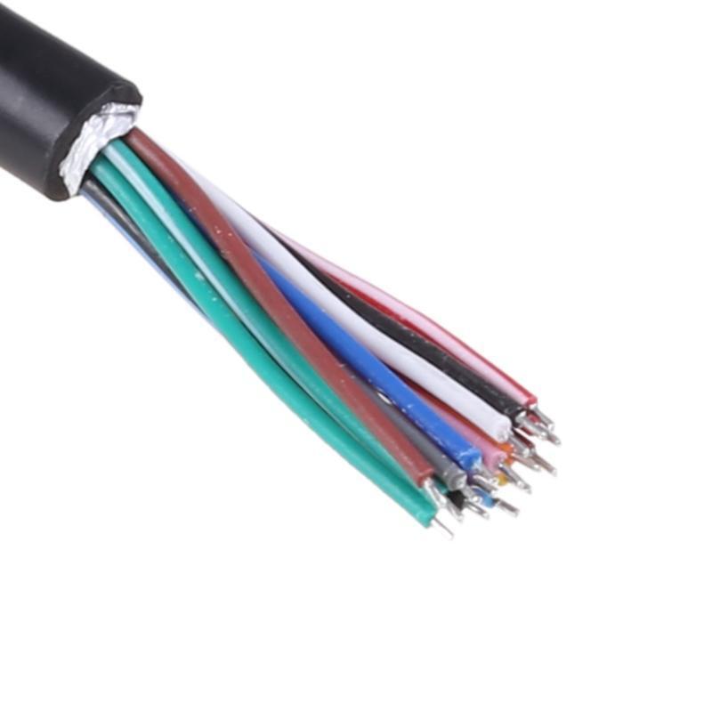 16pin OBD2 Male Connector to Opening OBD Cable OBDII ODB2 16 Pin OBD 2 Adaptor