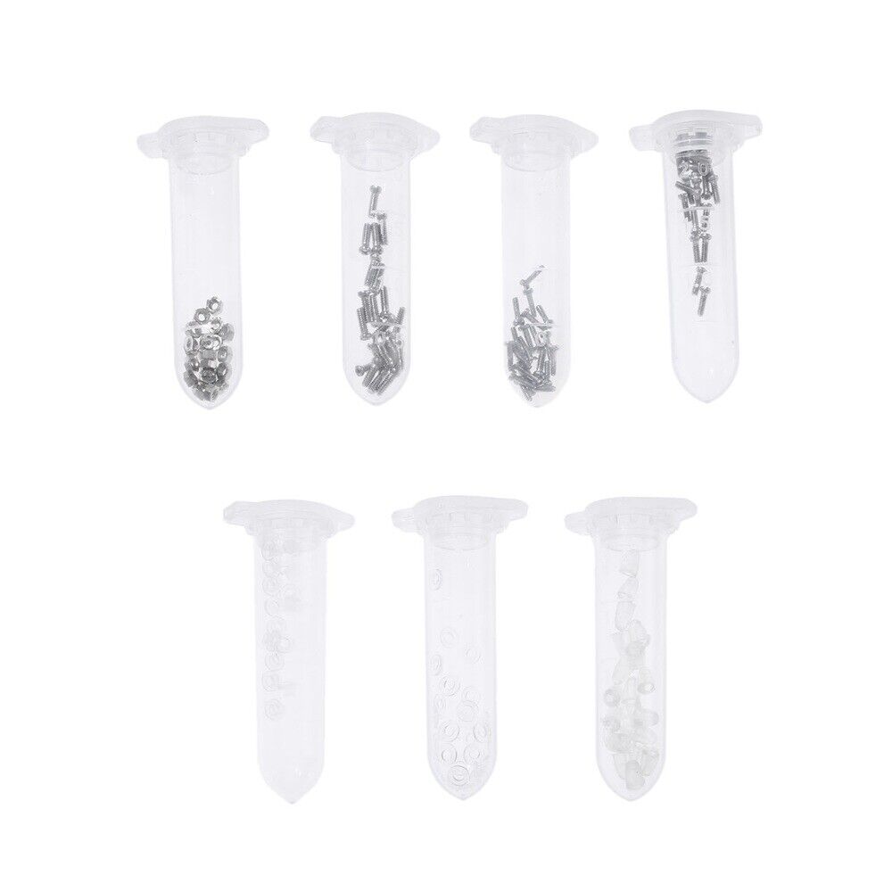 Stainless Steel Cross Screw Plastic Screw Cap Washer Nose Pad Assortment Kit