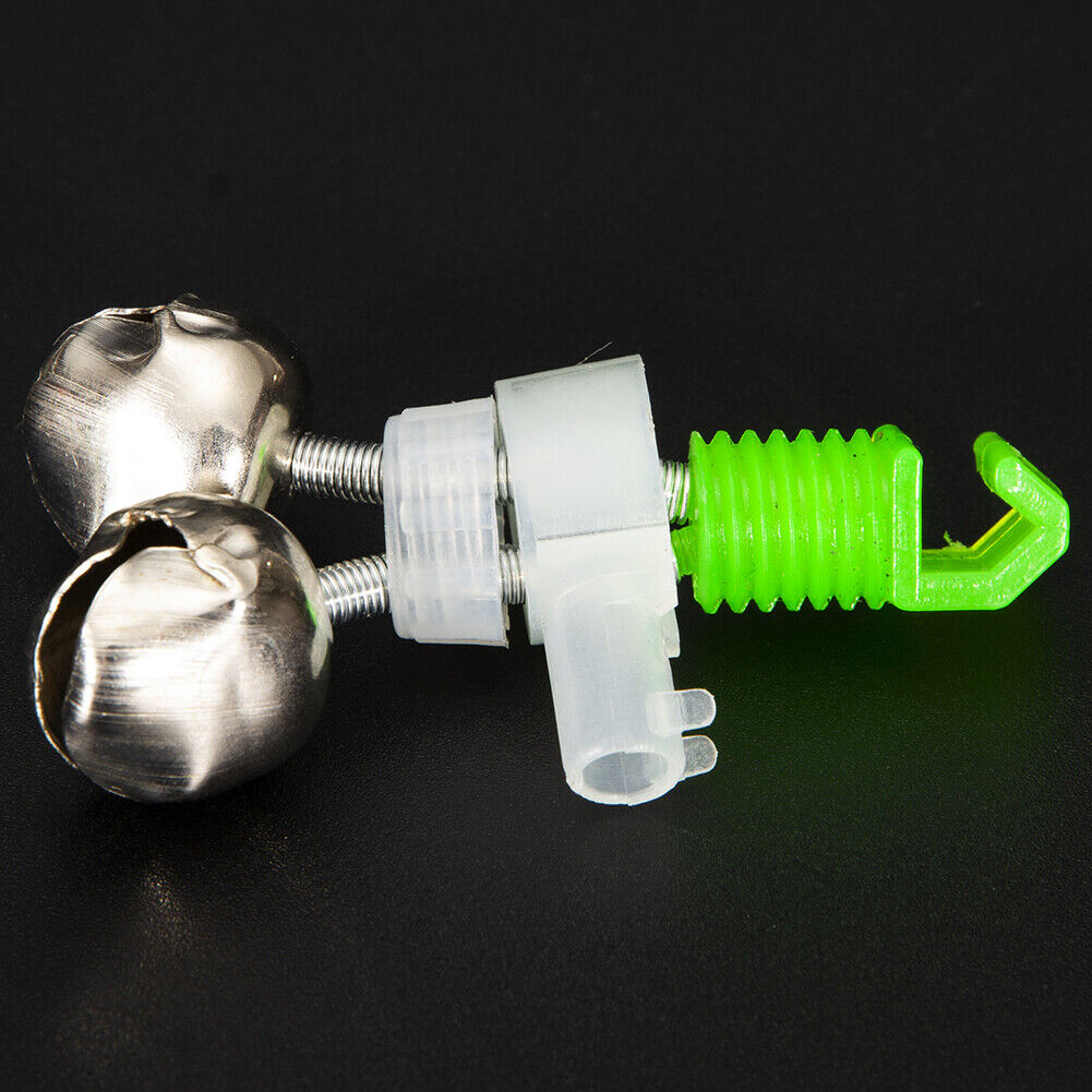 5pcs Fishing Bite Alarm Night LED Fishing Rod Clamp Tip Clip with Bell Ring