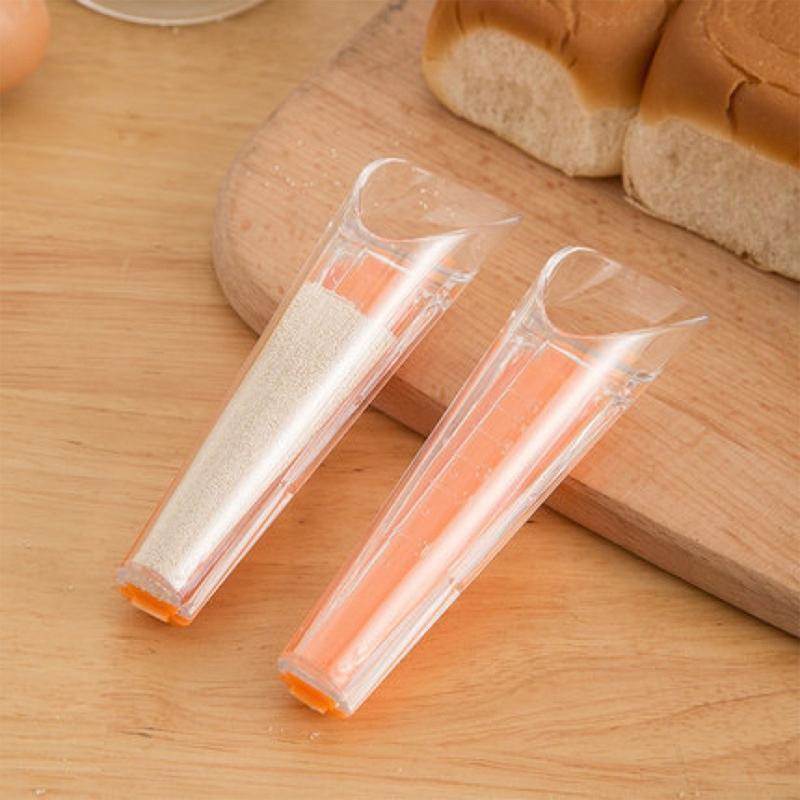 Yeast Measuring Cup with Sealing Clip Yeast Measure Scale Spoon Baking Tools