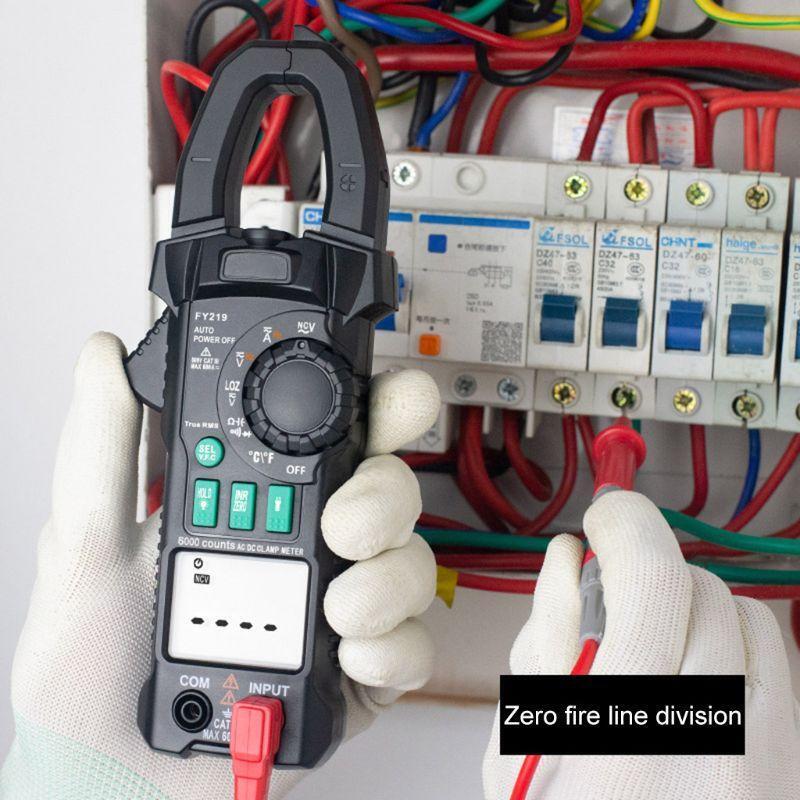 Clamp Meter Multimeter Dual Display Digital Ammeter Voltage Current Tester Tools