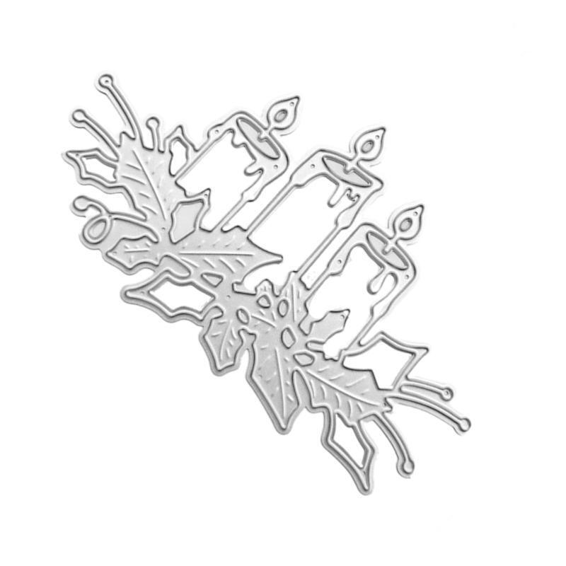 Hollow-out Candles Cutting Dies Metal Embossing Die Cuts Art Stencils Templates