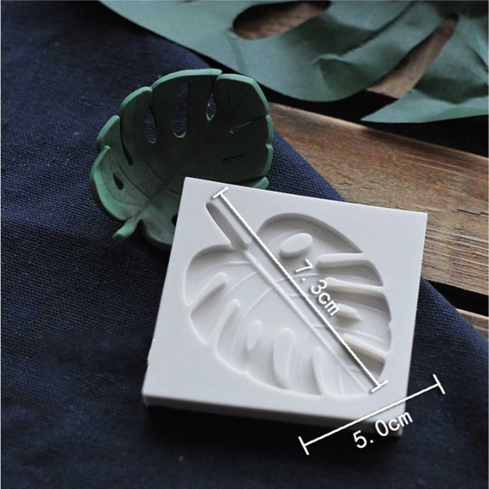 Clay Fondant Sugar Craft Baking Tool Leaf Silicone Mold Cake Mould Cake Decor