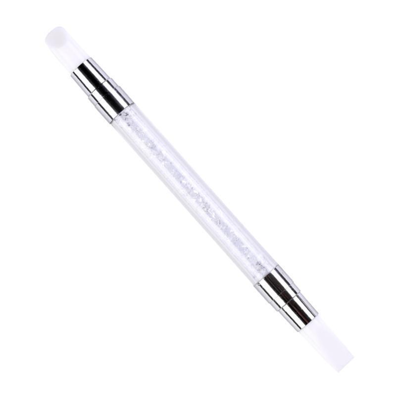 Dual Heads Silicone Nail Art Sculpture Pen  Nail Emboss Carving Pen Manicure