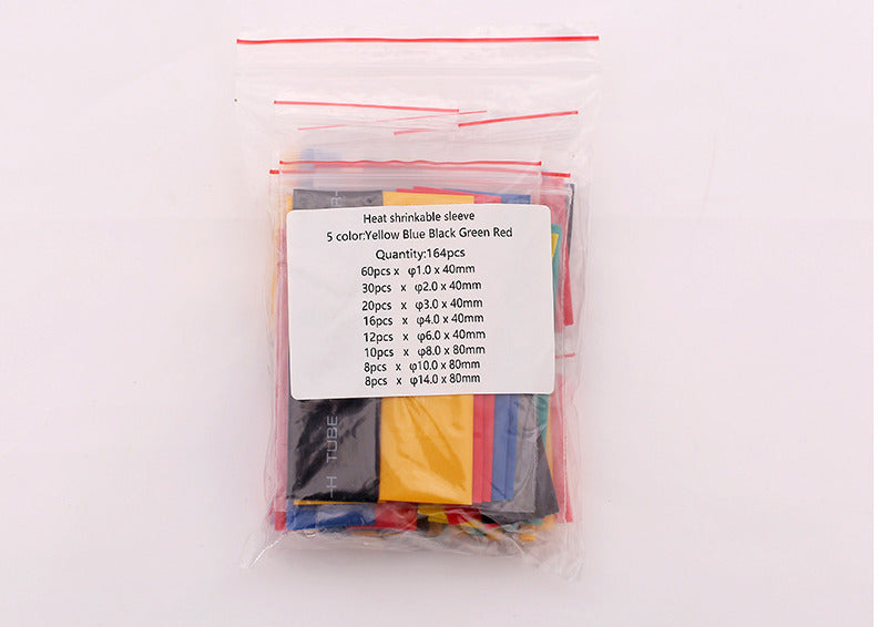 164pcs/Set Heat shrink tube kit Insulation Sleeving termoretractil Polyolefin