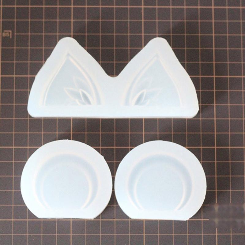 Cat Ears and Bear Ears Cute Mold  for DIY Personalized Frame Mold Crafts 2-piece