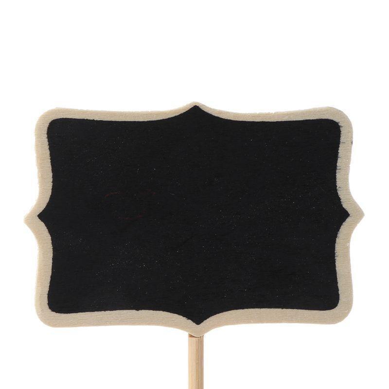 1 PC Mini Wooden Blackboard Chalkboard Message Note Holder Wedding Party Decor