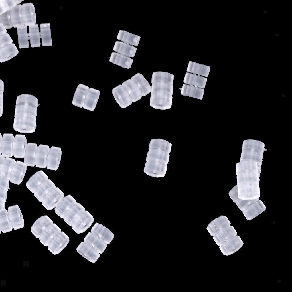 100pcs Cable Donuts Rubber Bicycle Cable Donuts Cables Housing White
