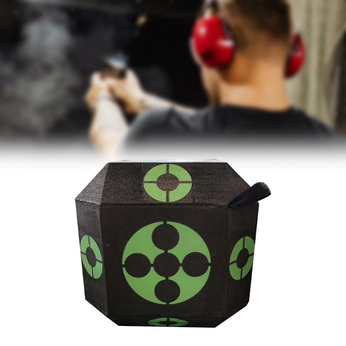 Target Shooting Aiming Reusable Square with 6  for Sports