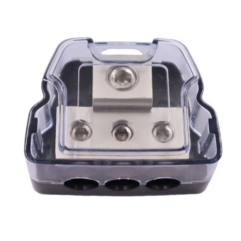 Power Ground Distribution Block 1 Gauge In to 3 Gauge Out Power Distribution Box