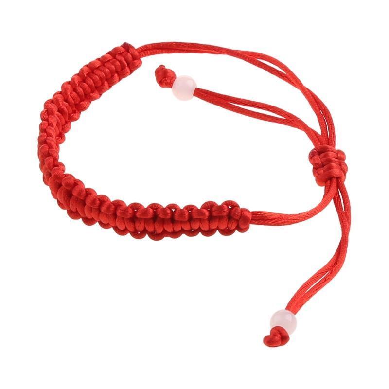 Handmade Lucky Kabbalah Red String Adjustable Bracelets Anklets for Men Women