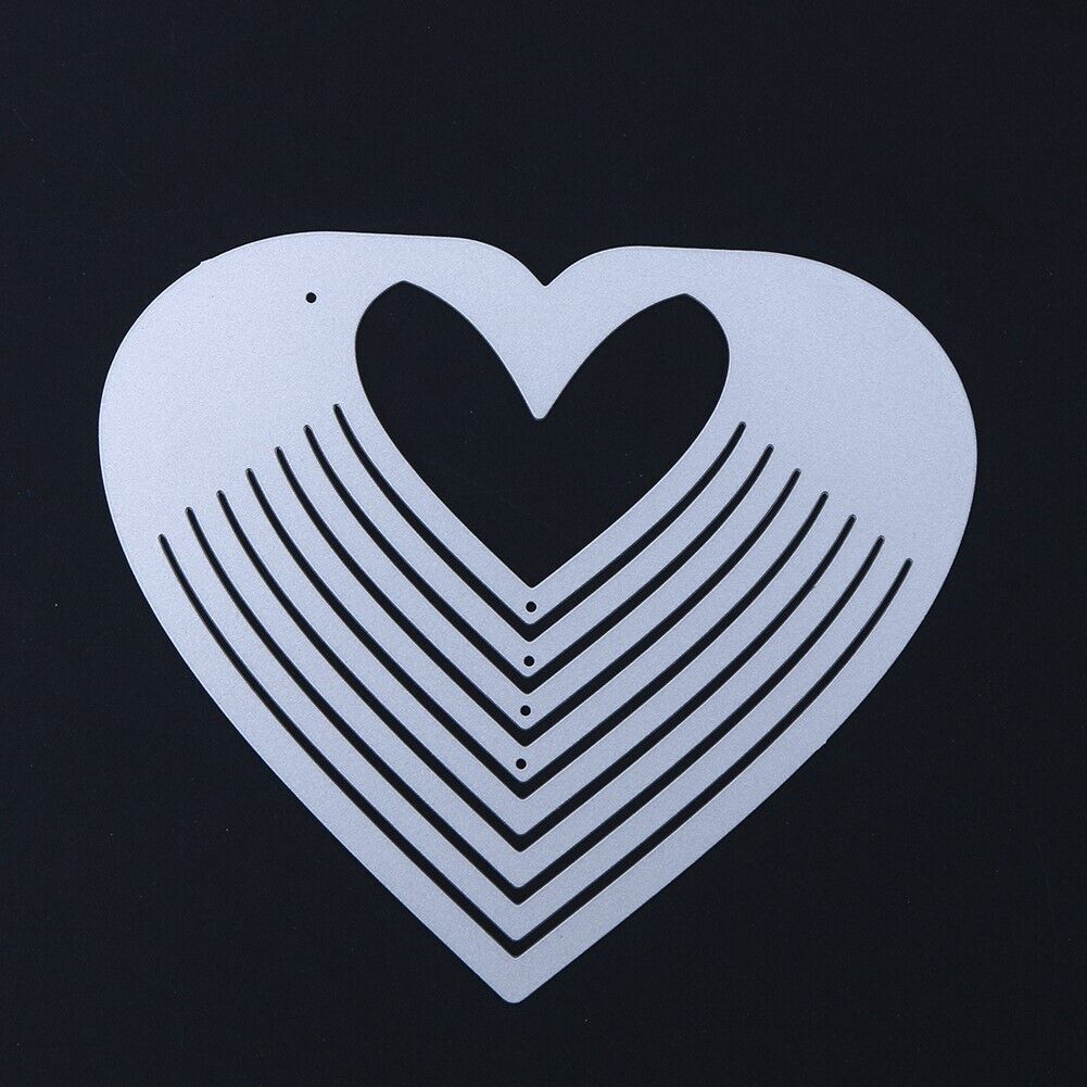 Hollow Heart DIY Metal Stencil for Scrapbook Embossing Craft Cutting Die-15