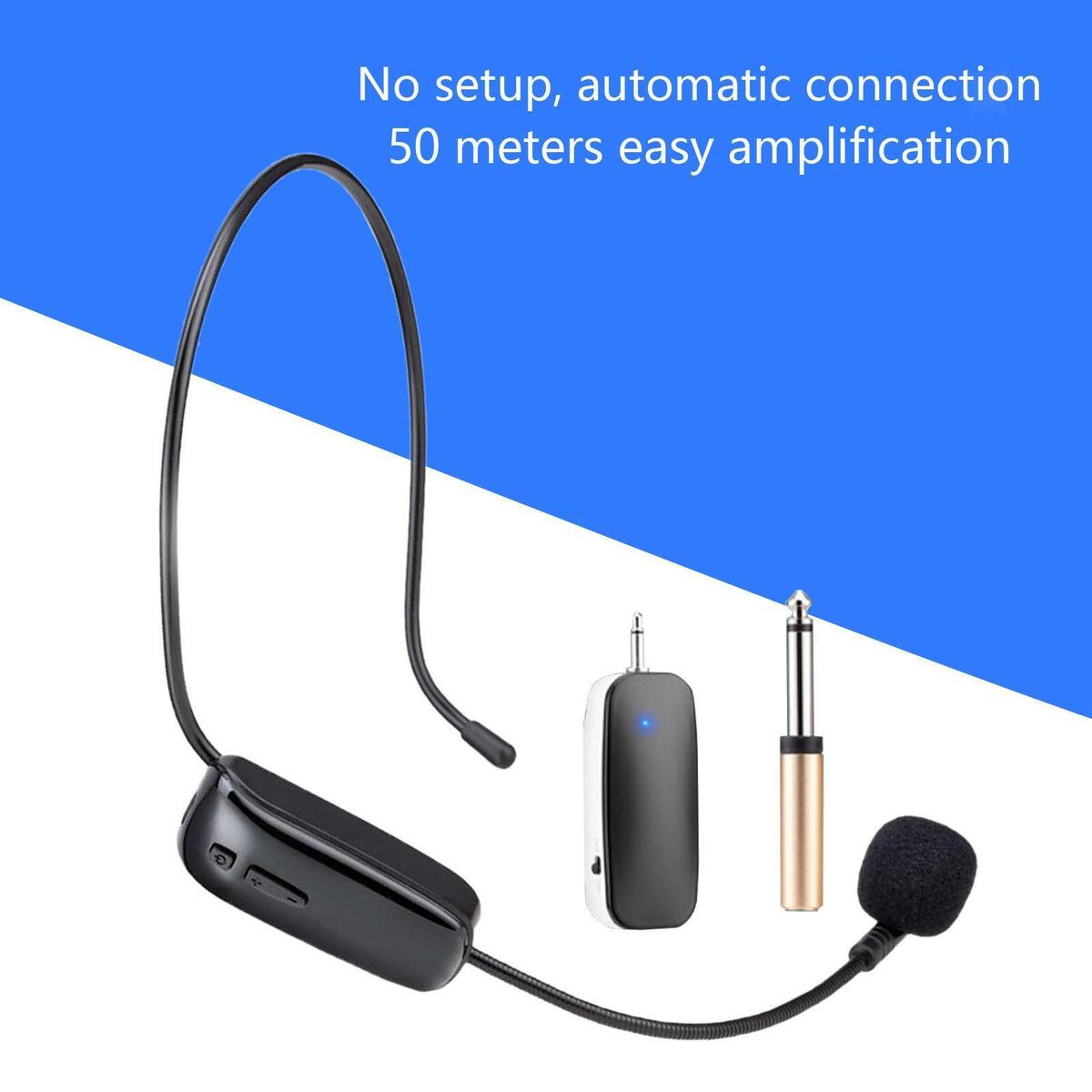 Headset Microphone UHF  50M  Headset Mic  Instructor