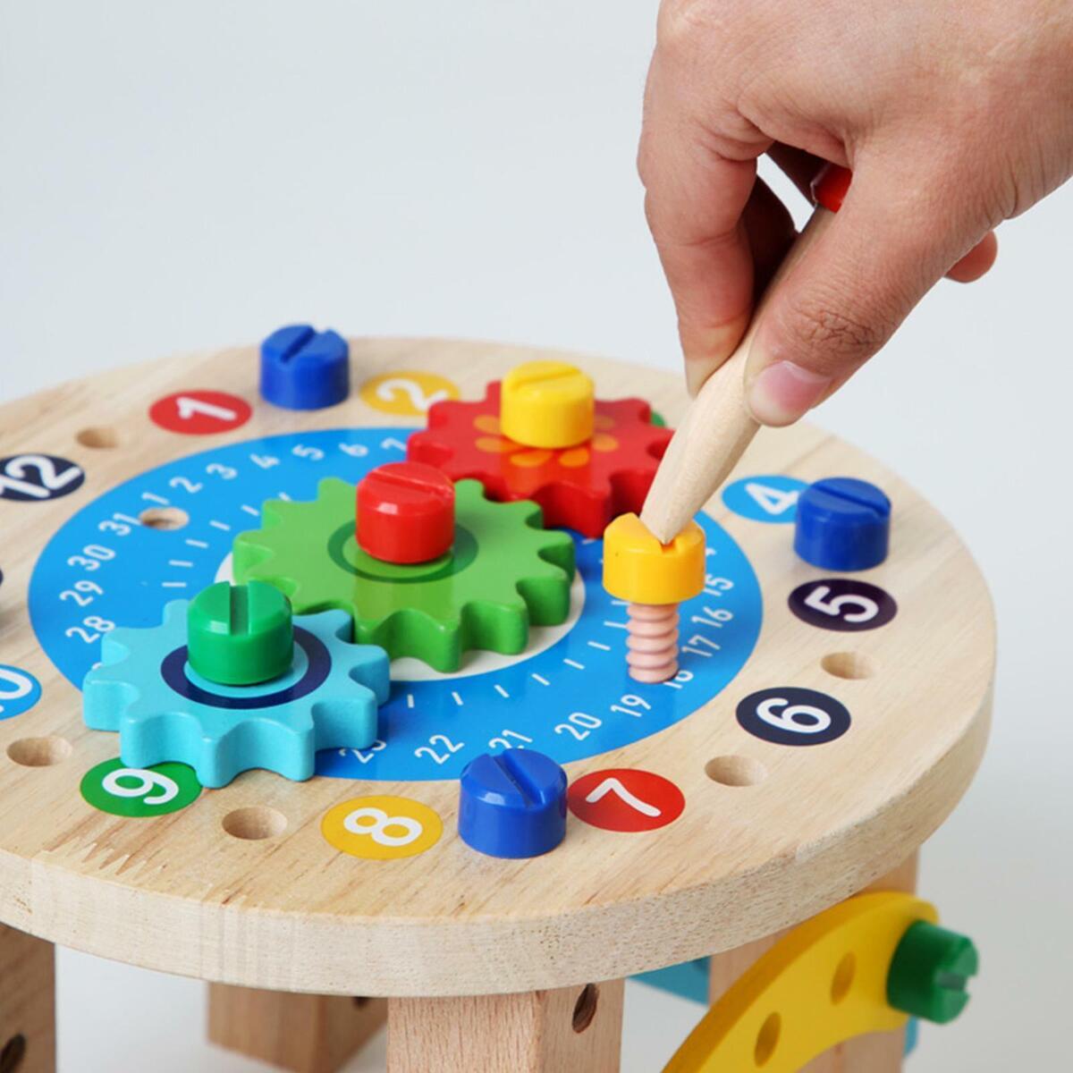 Wooden Montessori   Variety Nut for Toddlers Preschool