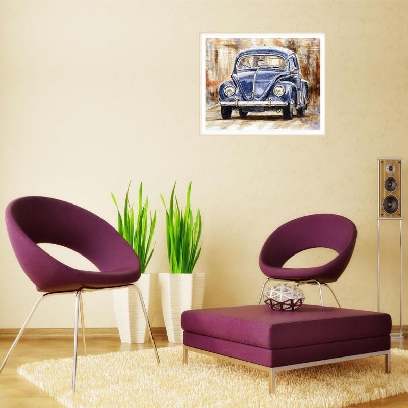 Car 5D Full Diamond Embroidery Painting DIY Painting Cross Stitch Home Decor Kit
