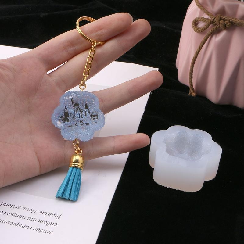 Diamond Cat Claw Silicone Mold Quicksand Material Flash Diamond Cat Claw Jewelry