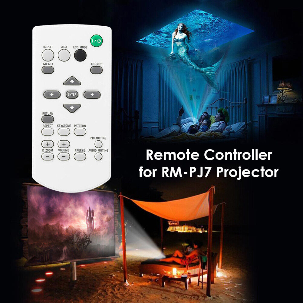 Replace Projector Remote Control for Sony RM-PJ7 RM-PJ6 VPL-CX63 VPL-CX70