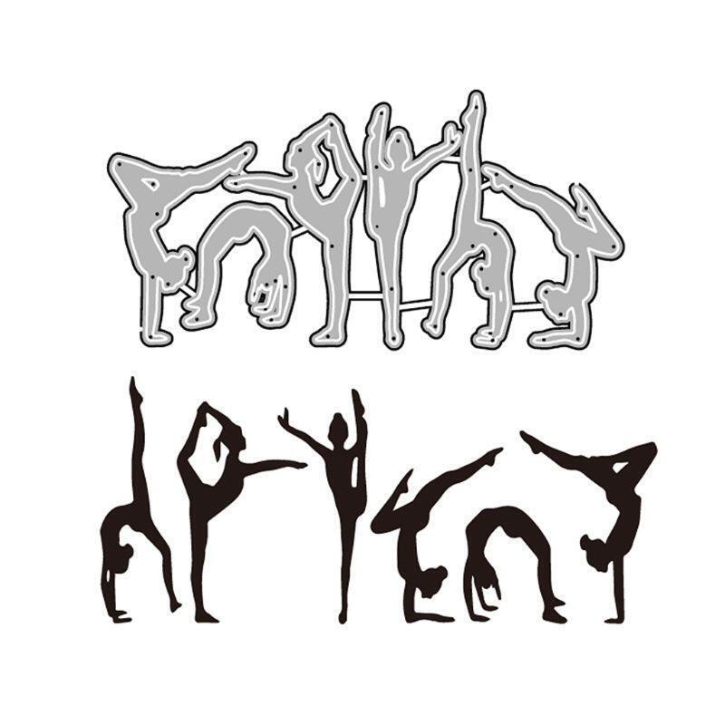 Martial Arts Metal Cutting Dies Stencil Scrapbooking DIY Album Stamp Paper Card