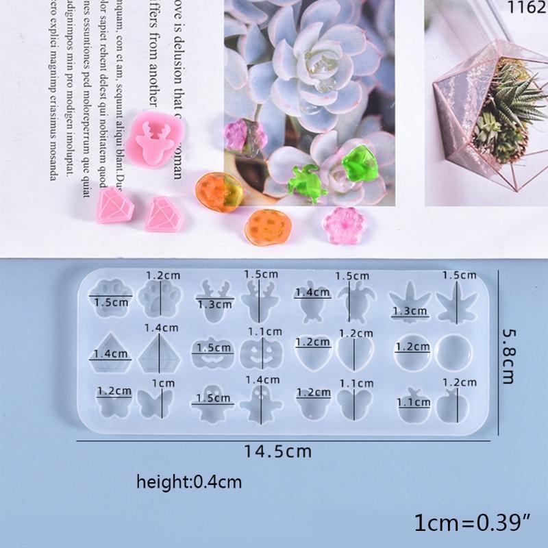 DIY Art Crafts Ear Studs Decorations Casting Mold Handmade Hanging Pendant Mold
