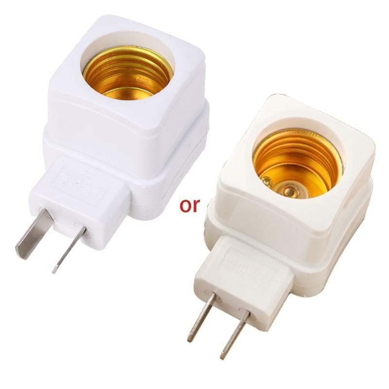 Rotary E27 Plug-in Screw LED Light Bulb Holder Lamp Base Socket Plug Adapter