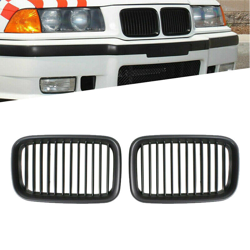 2x Front Kidney Sport Hood Grille Grill fit for BMW E36 3 Series 1992-1996 New