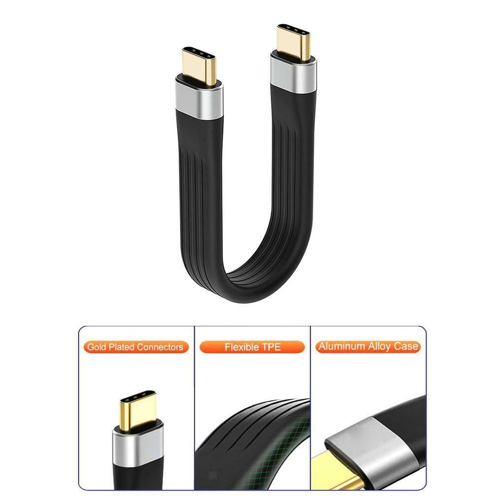 Short  to  3. 2 Cable Fast Charging with  Delivery Black