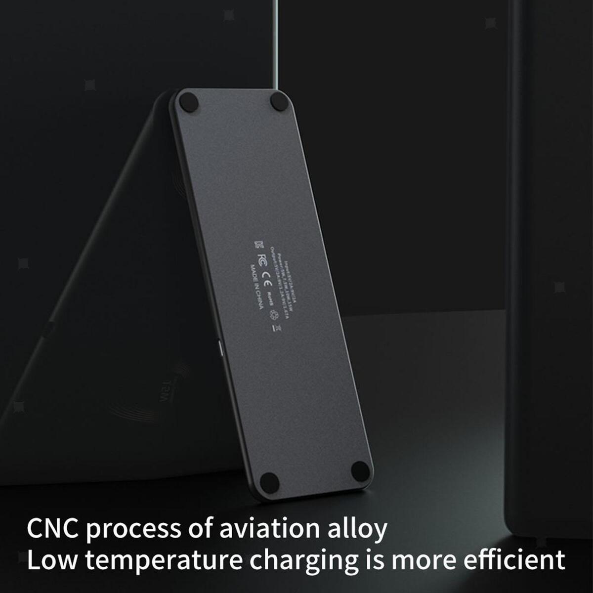 Dual 15W Wireless Charger Stand Fits Mobile Phone Earphones Professional