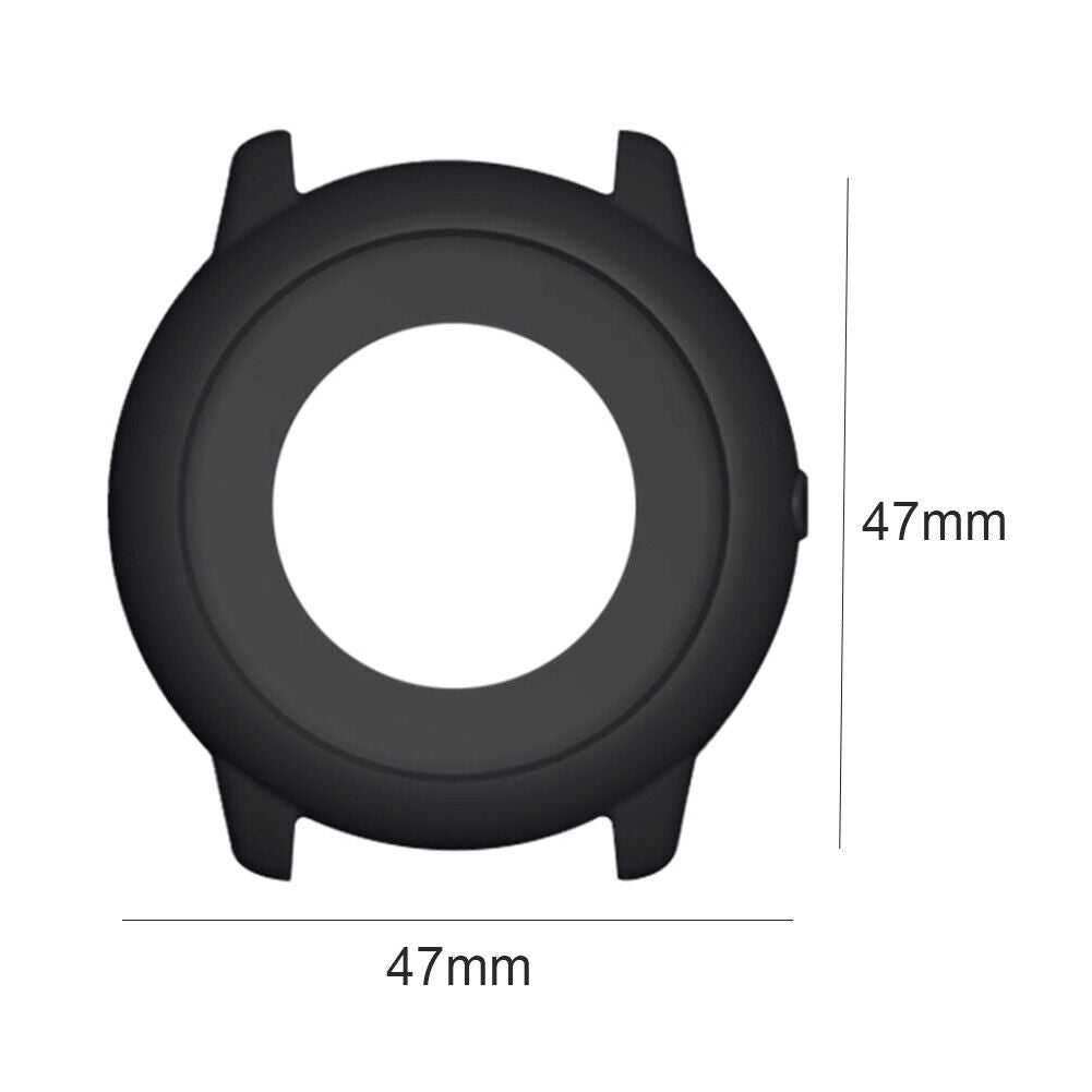 Silicone Case Cover for Xioami Haylou Solar LS05 Protector Shell (Black)