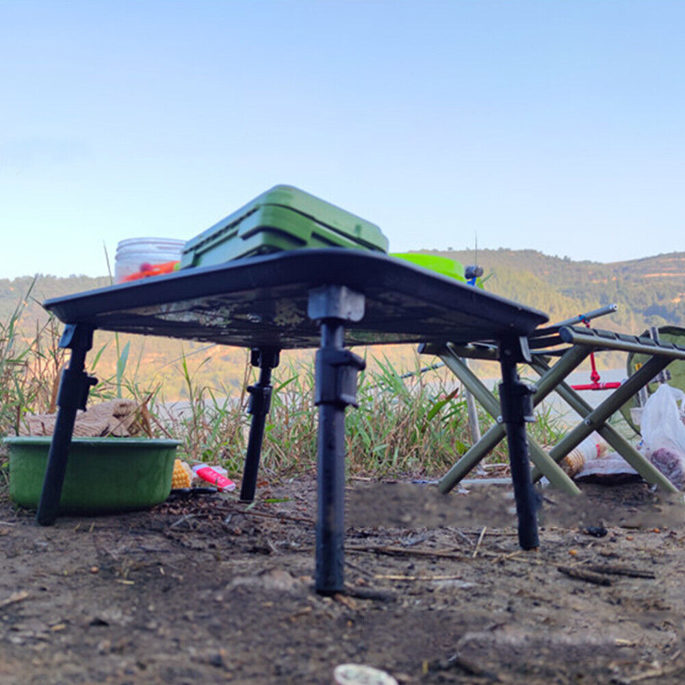 Outdoor Camping Table Fishing Camp Extendable Legs Carp Bait Folding Table