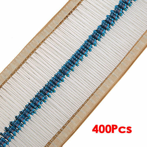 1/4w 1% Metal Film Resistor Kit 400pcs 40 Value Assortment/Pack/Mix/Selection