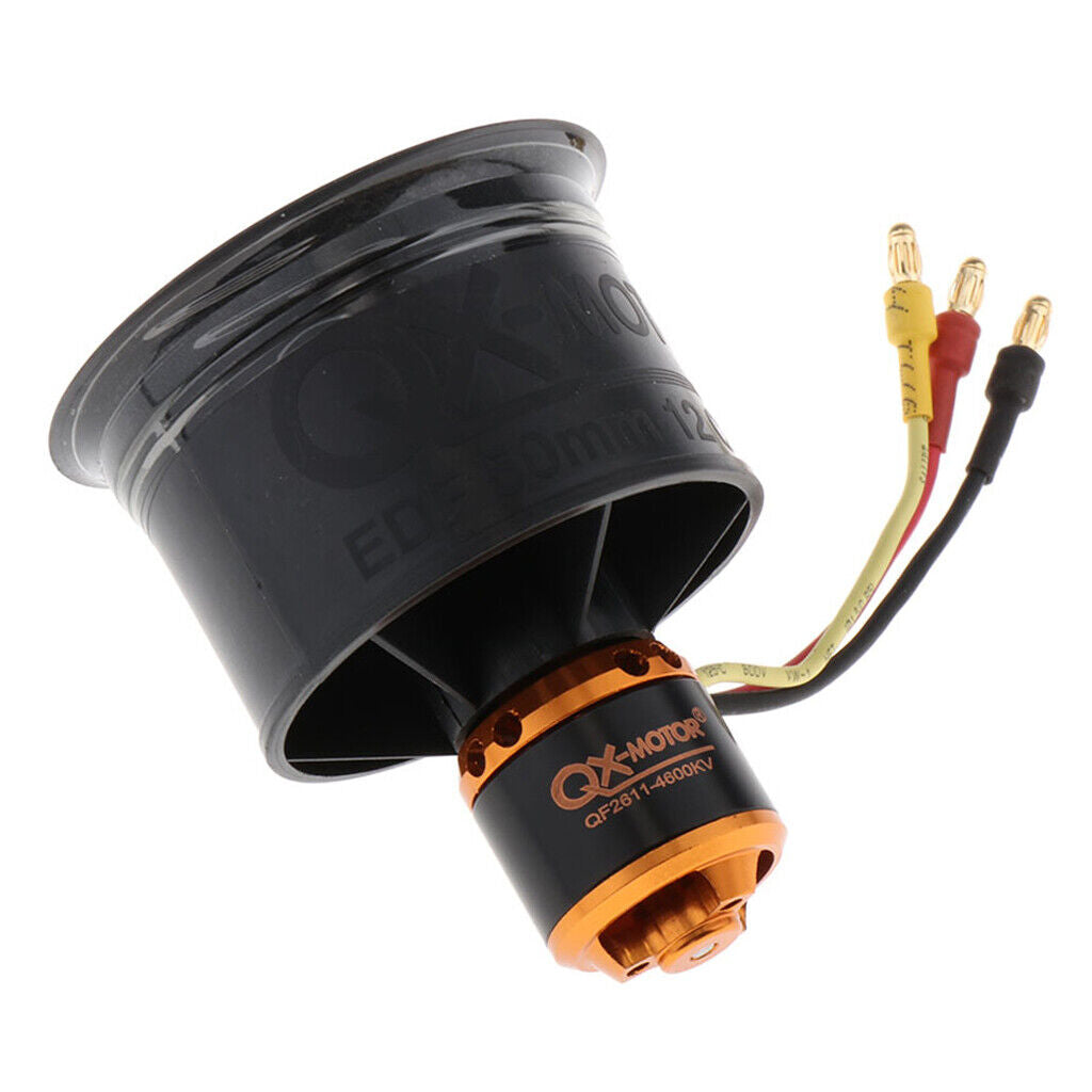 2Pcs 50mm Duct Fan QF2611 Powerful Brushless Motor 550W RC Accessories