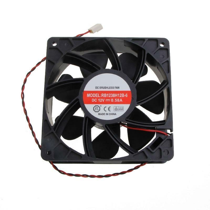 RB1238H12B-6 12CM Cooling Fan 120mm DC12V 0.58A 12x12x3.8cm 4P PMW Ball Bearing