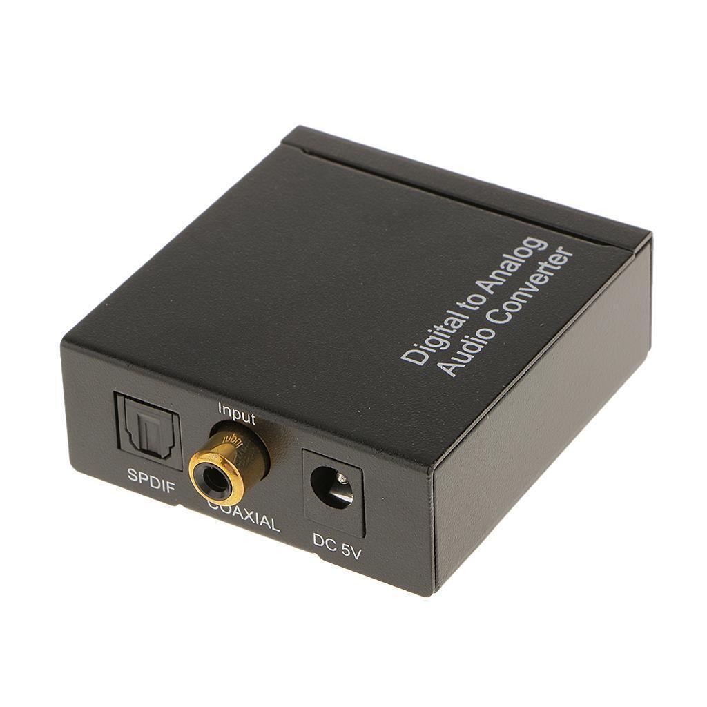 Digital Coaxial  Optical to Analog L/ Audio Converter Adapter